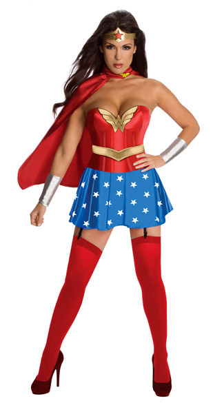 Wonder Woman Corset Costume